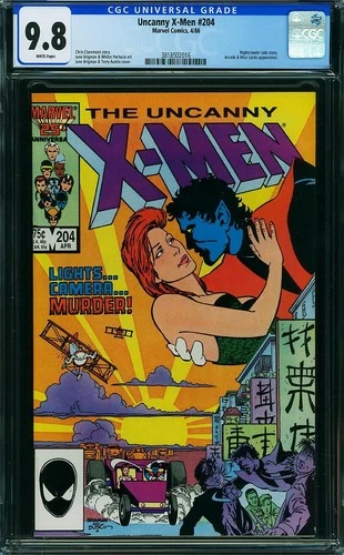The X-MEN  #204  High Grade!  CGC 9.8    Awesome!  3818502016
