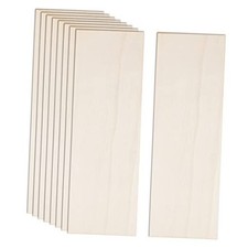 12 Pack Basswood Sheets for Crafts 12 x 4 x 1/8 Inch-3 mm Thick 12 x 4 inch