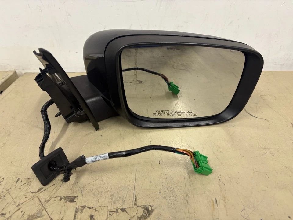 Espejo retrovisor de puerta lateral derecho Volvo 452 negro OEM con calor/memoria/luz para XC60 10-13 Foto 3 de 4