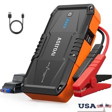 Portable Car Jump Starter 1500A Lithium Power Bank LED Flashlight Multi-Function