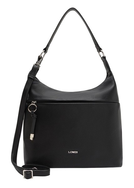 L.Credi Maite Hobo Bag Schultertasche UmhäNgetasche Tasche Schwarz-image