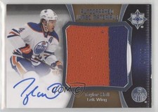 2015-16 Upper Deck Ultimate Collection Jumbo Materials /40 Taylor Hall Auto 9cf