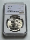1923 Peace Dollar NGC MS63