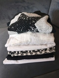Kleiderpaket Damen 38/40 M schwarz/weiß Hose Rock Röcke Jäckchen
