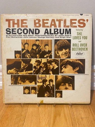 The Beatles Vinyl Second Album Mono T-2080 1964 12" LP - Canadian Seller