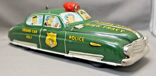MARX TOYS Vintage Dick Tracy Police Squad Car Tin Litho Toy