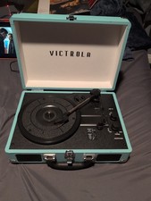 Victrola Vintage 3Speed Bluetooth Portable Suitcase Record Player VSC-550BT-TRO
