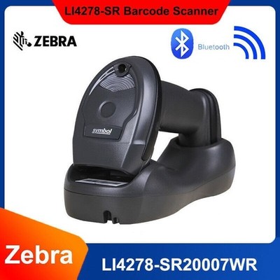 Zebra Symbol LI4278-SR20007WR 1D Wireless Handheld Barcode Scanner with Cradle