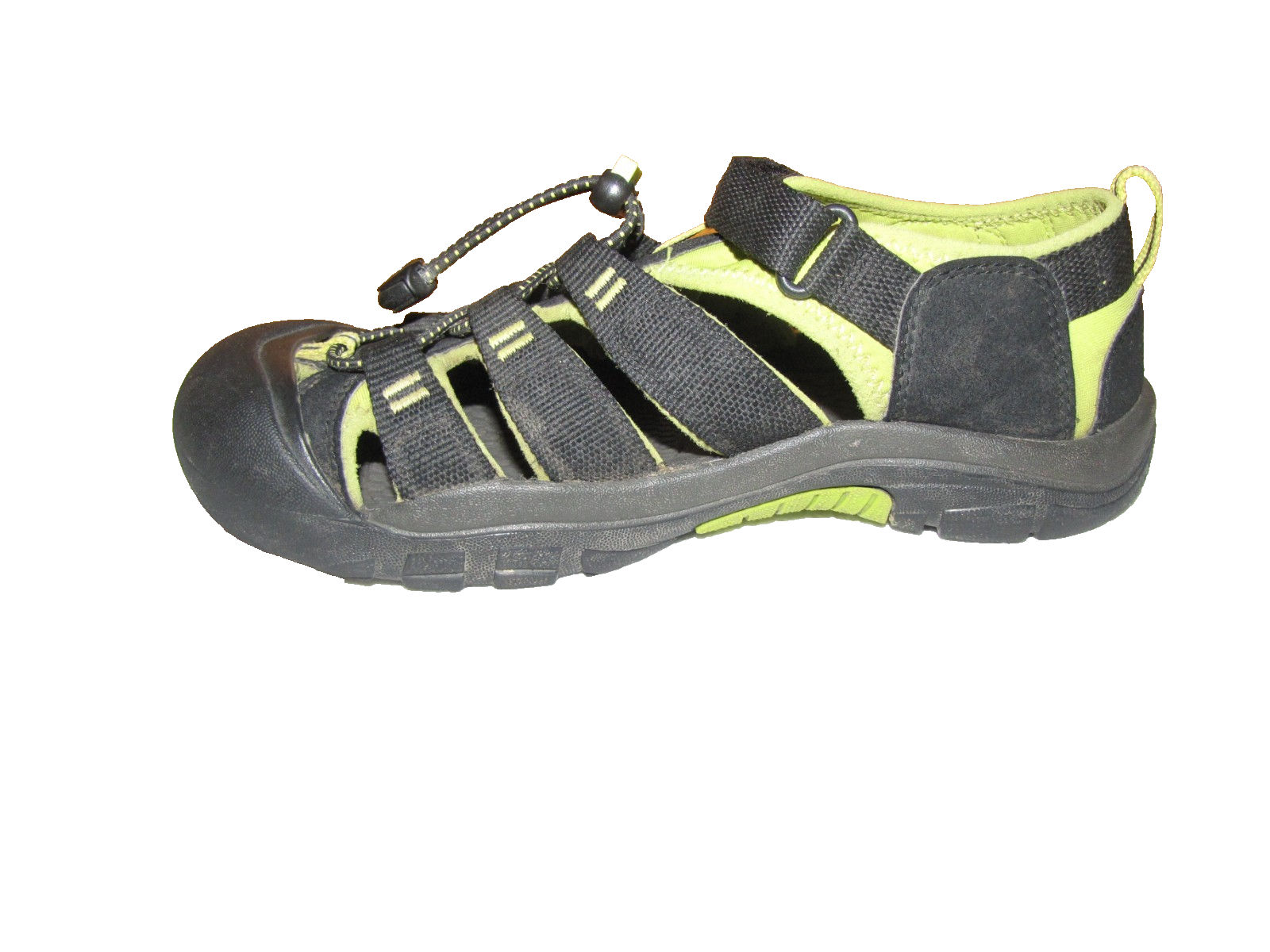 SANDALI SPORTIVI IMPERMEABILI KEEN NEWPORT H2 RAGAZZO GIOVENTÙ BELLI NERI E VERDI TAGLIA 5
