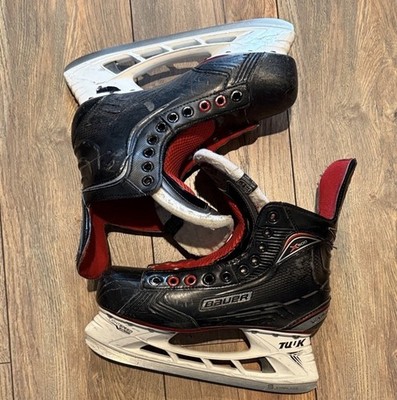 Bauer Vapor X500 Senior Ice Hockey Skates 6.5 EE Black Red White 