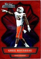 Gregory Rousseau 2021 Wild Card Alumination #ABC-19 Miami Hurricanes