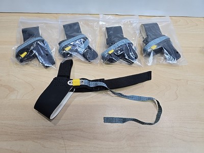 5 ESD 1M Ohm Anti Static Foot Heel Wrist Strap Band Adjustable Black Clip Ground