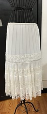 Vintage Perlcrest Half Slip Lace Sz Med