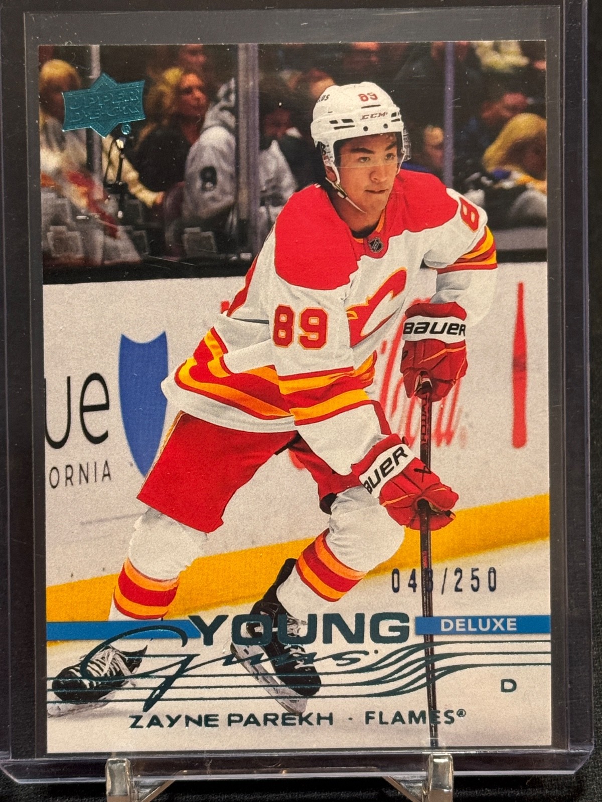 2025-26 Upper Deck Young Guns Deluxe #236 Zayne Parekh #43/250