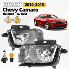 Halogen Headlights 2010 2011 2012 2013 Chevy Camaro Leftright W Bulb Pair Halogen Headlights 2010 2011 2012 2013 Chevy Camaro Leftright W Bulb Pair