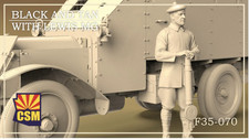 COPPER STATE MODELS 1:35 CSM F35-070 IRISH BLACK TAN w/ LEWIS MG 1 FIGURE