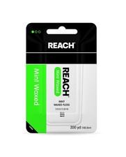 REACH Mint Waxed Floss 200 Yards 7200 Inch Pack of 4