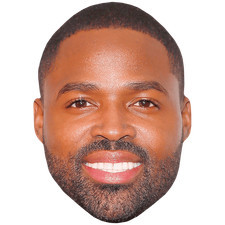 Torrey Smith (Smile) Celebrity Mask, Flat Card Face, Fancy Dress Mask