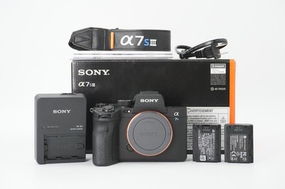 Sony Alpha a7S III 12.1MP Mirrorless Camera (Body Only) Shutter Count 261