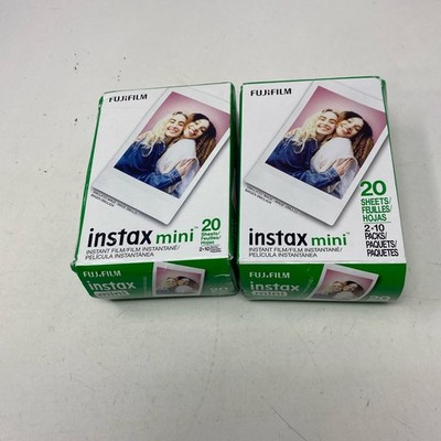 Fujifilm Instax Mini Film Twin Pack, White Border, 40 Shots