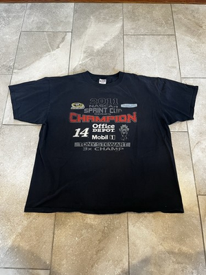 #ad Chase Authentics Tony Stewart 2011 Sprint Cup Champion Nascar Shirt Sz 2Xl $10.97