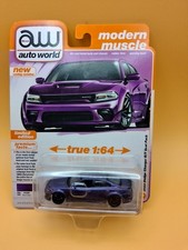 Auto World Modern Muscle Dodge Charger R/T Scat Pack Plum Crazy 23