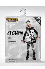 Spooktacular Creations Girls Clown Costume,Halloween Large , Kids 10-12