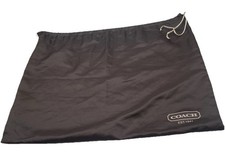 Coach Dust Bag Brown Satin Large Storage Protective Cover Case 19x15  