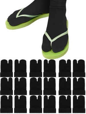 9 Pairs Flip Flop Socks Tabi Split Toe Socks for Men Women Japanese Style