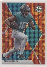 2020 Panini Mosaic Reactive Orange Mosaic Prizm Chris Conley #101 2l4