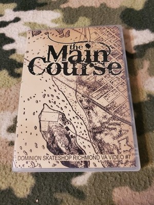 DOMINION SKATESHOP - VIDEO #7 THE MAIN COURSE Skateboarding/Skateboards DVD RARE