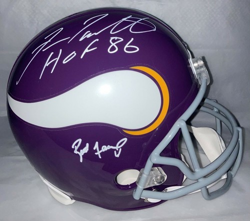 BRETT FAVRE FRAN TARKENTON SIGNED 