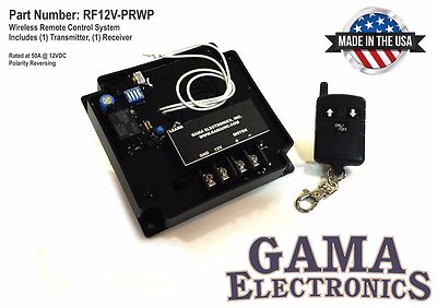 RF Remote Control Transmitter Receiver DC Motor Control - RF12V-PRWP