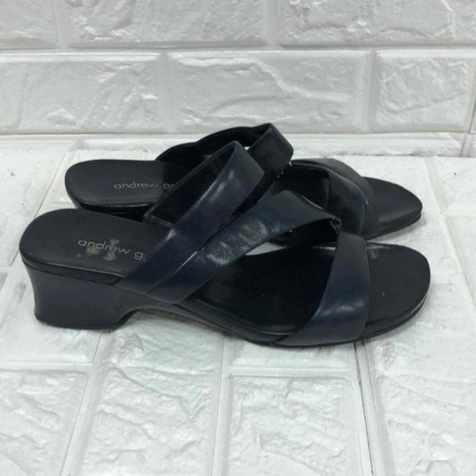 Andrew Geller navy blue sandals Women’s Size 8 - Image 3 of 4