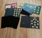 Bundle of 5 coin albums (empty)