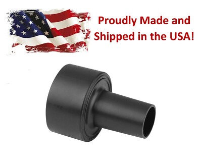Conversion Adapter Wet Dry Shop Vac Fits Ridgid Craftsman Hose 2-1/2'' to 1-1/4''