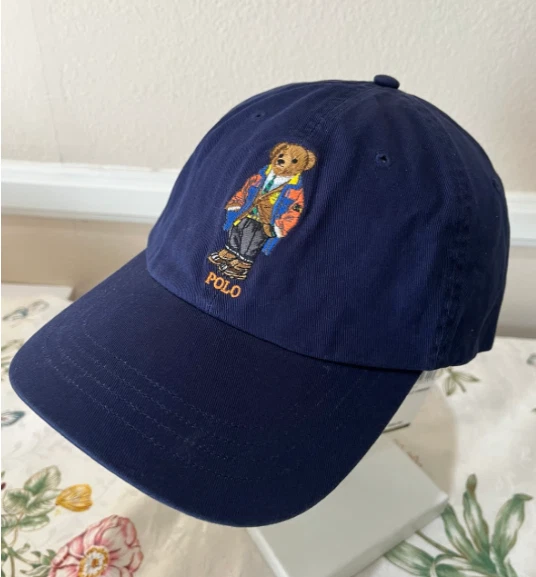 Polo Ralph Lauren Men's Polo Bear Twill Ball Cap Navy