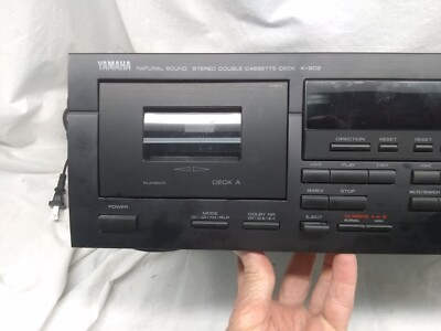 Yamaha K-902 Double Auto Reverse Cassette Stereo Deck For Parts
