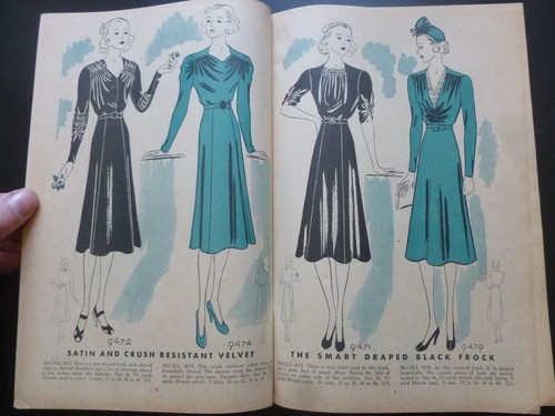 McCALL STYLE NEWS November 1937 – Vintage Fashion - Dressmaking - Picture 11 of 15