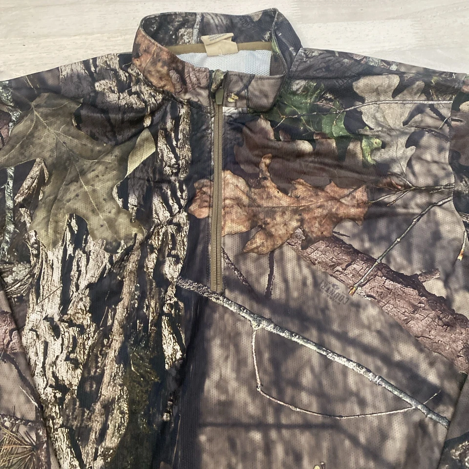 Camisa Pullover RedHead Camuflaje 1/4 Cremallera Para Hombres Talla XL Ligera Roble Musgo Foto 3 de 4