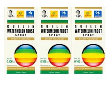 Guilin Watermelon Frost Spray, Helps Dry Throat & Breath Freshener 3g (3 Boxes)
