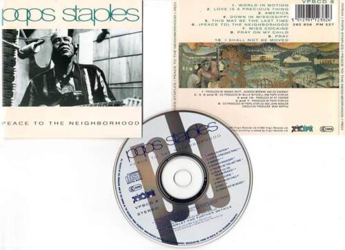 POPS STAPLES "Peace To The Neighborhood" (CD) 1992 - Picture 1 of 1