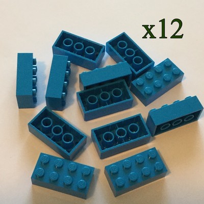 Low Priced New LEGO Lot of 12 Dark Azure 2 x 4 Building Brick 3001 Low Priced New LEGO Lot of 12 Dark Azure 2 x 4 Building Brick 3001