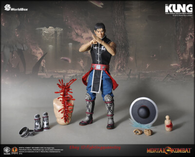 World Box Mortal Kombat Kung Lao 1/6 Scale Action Figure Model