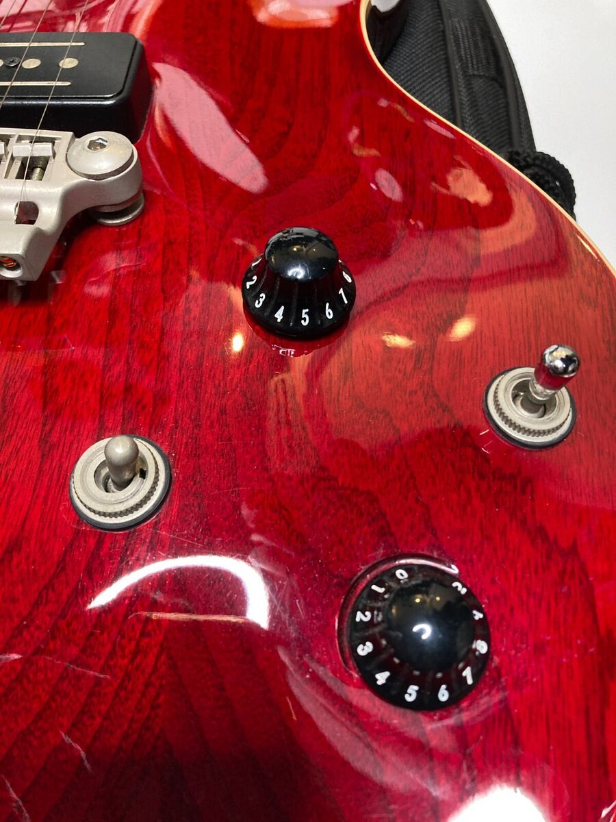 VOX SSC-33 Trans Red CoAxe Pickups Mahogany 2010 Rare Retro VOX SSC-33 Trans Red CoAxe Pickups Mahogany 2010 Rare Retro
