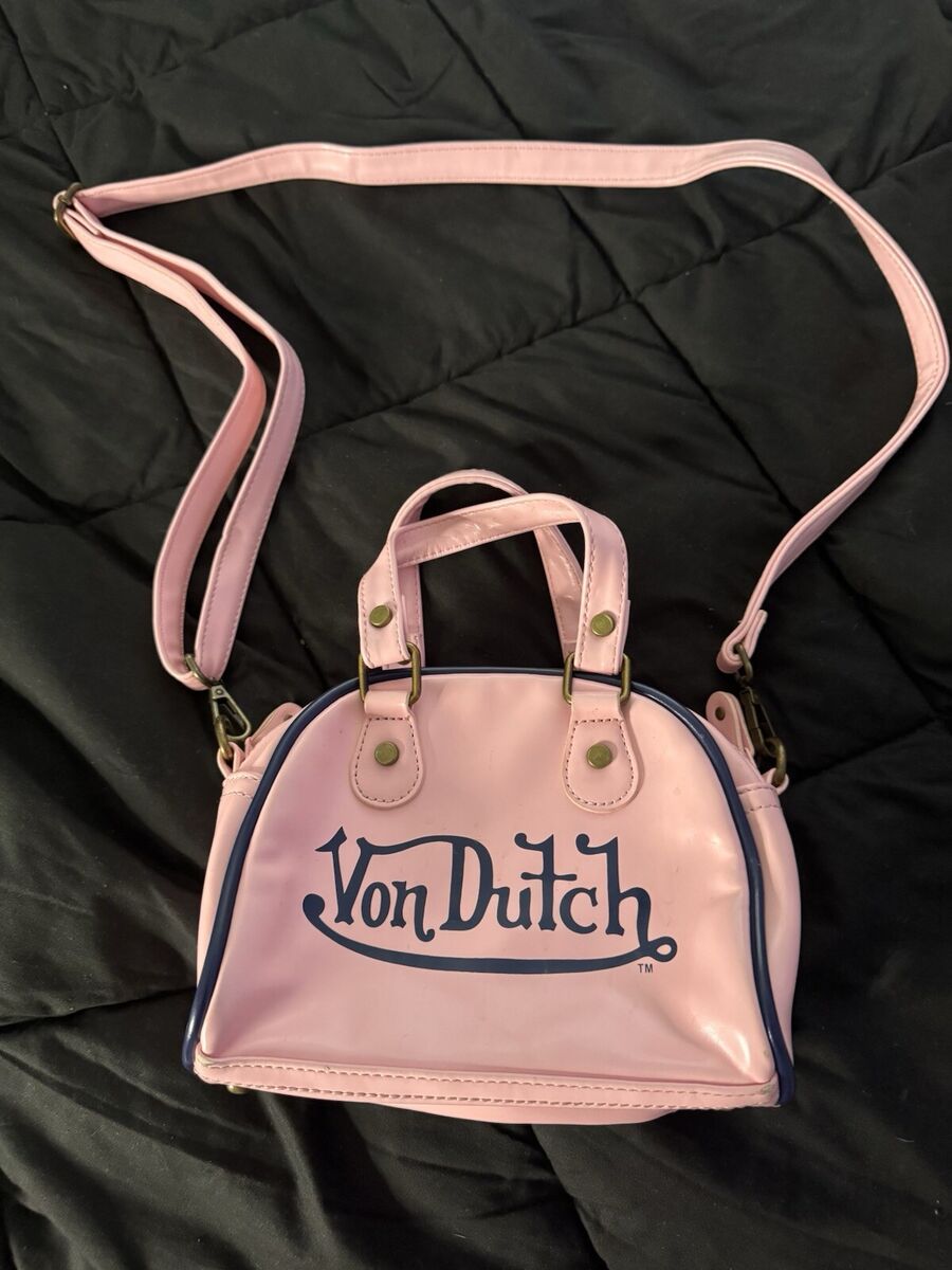 VTG Y2K Von Dutch Super Rare Baby Pink Mini Bowling Bag VTG Y2K Von Dutch Super Rare Baby Pink Mini Bowling Bag