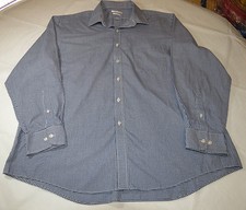 Men's Van Heusen Regular Fit 17 1/2 34/35 long sleeve button up shirt casual EUC