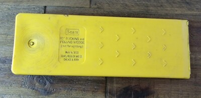 Sears 10'' Bucking And Felling Wedge Model # 36533