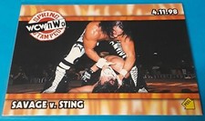 1999 Topps Nitro WCW NWO Macho Man Randy Savage Card Sting Vintage Sticker WWE