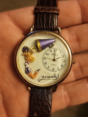 WYL Cheerleading Coach Watch Round White Dial 